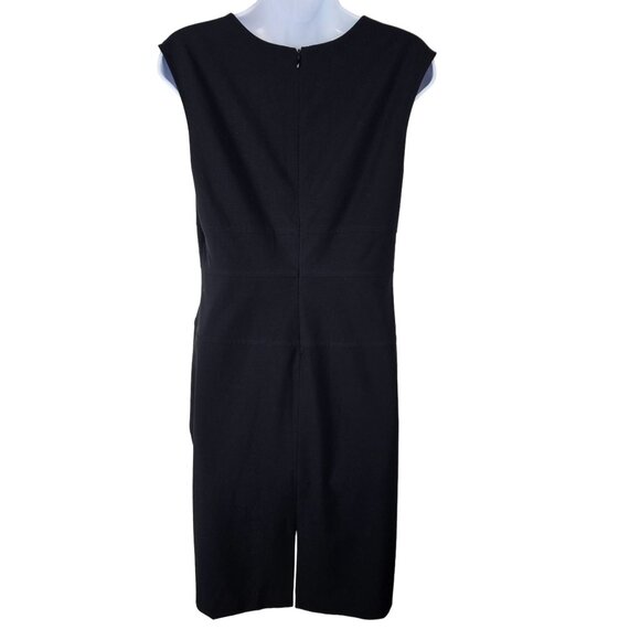Worthington Women's Black Sheath Dress Size10 Elegant Work Career Party Cocktail - Picture 2 of 8